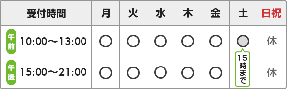 受付時間
